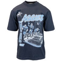 Tys Dyes Navy Blue Utah State Aggies T-Shirt